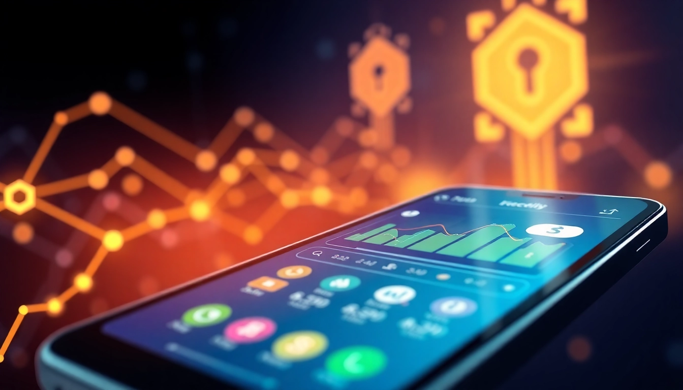 Accessing the gaurda wallet interface, showcasing its vibrant cryptocurrency management features.